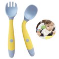 thumbnail image 3 of CubiertosparabebésCucharaytenedor2piezasCuteToddlerFeedingTrainingCucharaytenedorJuegodecubiertos Zhivalor 222069-3, 3 of 4
