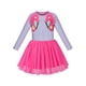thumbnail image 1 of Vestido de Niña Mariposa Manga Larga Falda de Tul Rosa 4 Años, 1 of 6