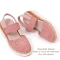thumbnail image 4 of CHICVOMEY Casual Wedge Heels for Women Sandals Clogs for Women Platform Sandals with Adjustable Elastic Ankle Strap, 4 of 8
