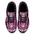 thumbnail image 2 of Breast Cancer Awareness Brave And Strong Skull Shoes Sneakers for Women Men Black Size 11.5, 2 of 7