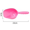 thumbnail image 3 of Cuchara para comida para mascotas con capacidad para 2 tazas (individual), pala sólida para arena para gatos de un solo color, comida para perros Spoonpink, 3 of 3