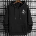 thumbnail image 3 of Big and Tall Men Hoodie Plus Size Hooded Sweatshirt Fleece Pullover 6XL H2 5KPC G02, 3 of 8