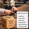 thumbnail image 2 of ZOUBAOQ Quilters Dice, Handmade Wooden Quilting Decision Dice with 6 Engraved Sewing Tasks, Fun Practical Tool Engraved Prompts, DIY Creative Gift for Quilters & Craft Lovers to Spark Sewing Inspirati, 2 of 8