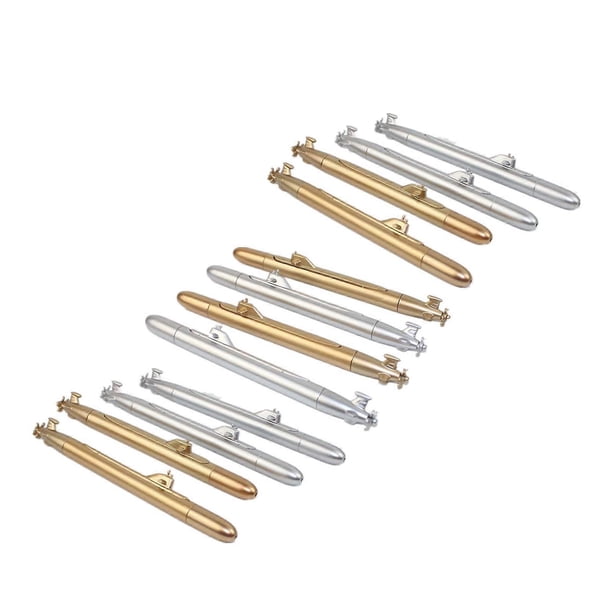 12x Ballpoint Pen Smooth Writing Pen Submarines Ballpoint Pen Black Ink Signature Pen Office School Classroom Supplies