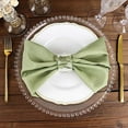 thumbnail image 5 of BalsaCircle 100 Pieces 17" Eucalyptus Green Polyester Luncheon Napkins Party Wedding, 5 of 8