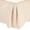 Cream, variant on Elegant Comfort1500 Series Wrinkle & Fade Resistant Bed Skirt / Dust Ruffle - Pleated Tailored 14inch Drop, Queen, Grey