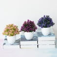 thumbnail image 4 of Artificial Flowers Realistic Simulated Plastic Artificial Potted Flower for Home Decor, 4 of 9