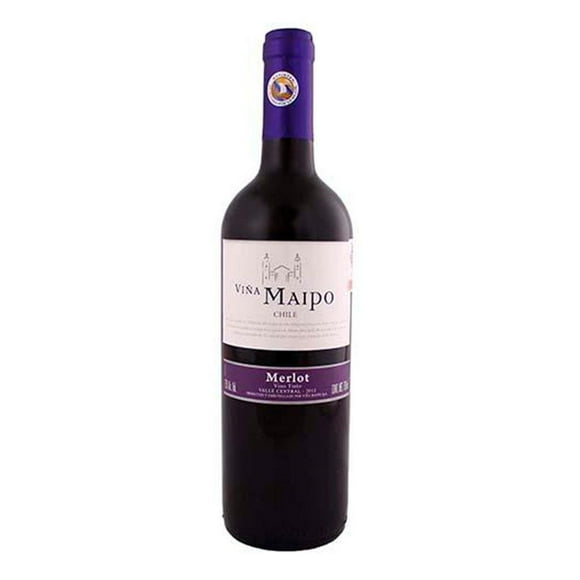 Caja de 12 Vino Tinto Viña Maipo Merlot 750 ml