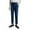 Blue, variant on JUUYY Men's Dress Pants Adjustable Waist Regular Fit Straight Suit Pants Cotton Solid Color High Waisted Trousers Black L