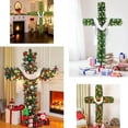 thumbnail image 4 of HLONK Foldable Christmas Tree Foldable Christmas Tree Pre-Lit Artificial Christmas Outdoor Staked Twinkling Christmas Trees with LED Light Easter Decorations, 4 of 4