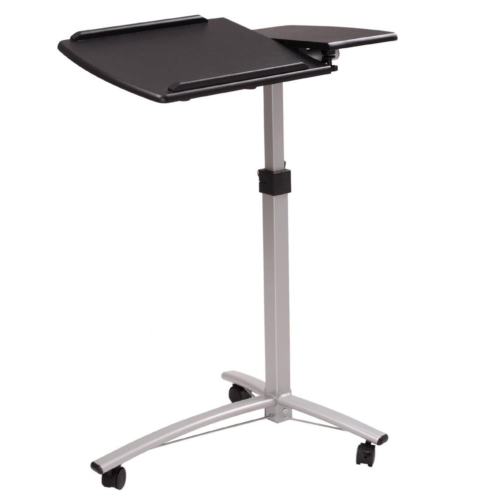 UBesGoo Multifunctional Lifting Computer Desk ，Angle & Height Adjustable Laptop Stand Cart,Black