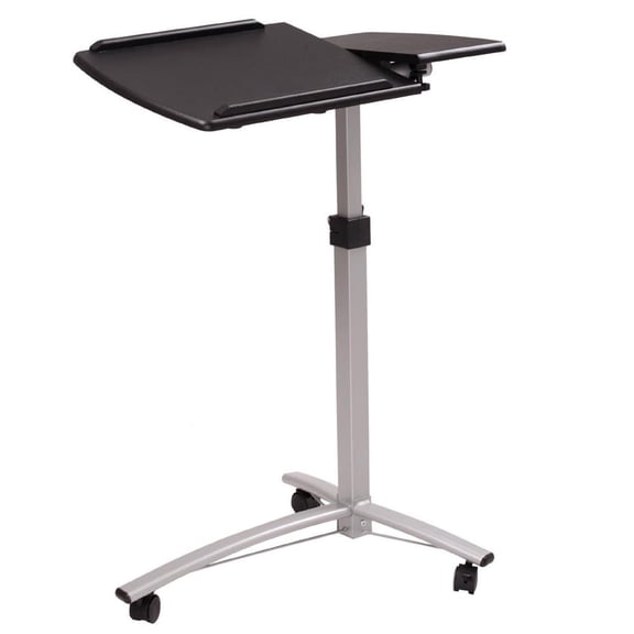 UBesGoo Multifunctional Lifting Computer Desk Angle & Height Adjustable Laptop Stand Cart,Black