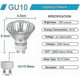 thumbnail image 2 of GU10 50W Halogen Bulb, 8 Pack GU10 Halogen Spotlight, 220V, 2800K Warm White, Dimmable GU10 Halogen Bulb, 2 of 5