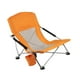 thumbnail image 5 of Silla de camping plegable, silla de playa, portátil, ligera, con respaldo alto, asiento de picnic para piscina, pesca, jardín, viajes y playa. Naranja, 5 of 8