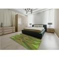 thumbnail image 4 of Ahgly Company Indoor Square Patterned Antique Bronze Green Area Rugs, 7' Square, 4 of 6