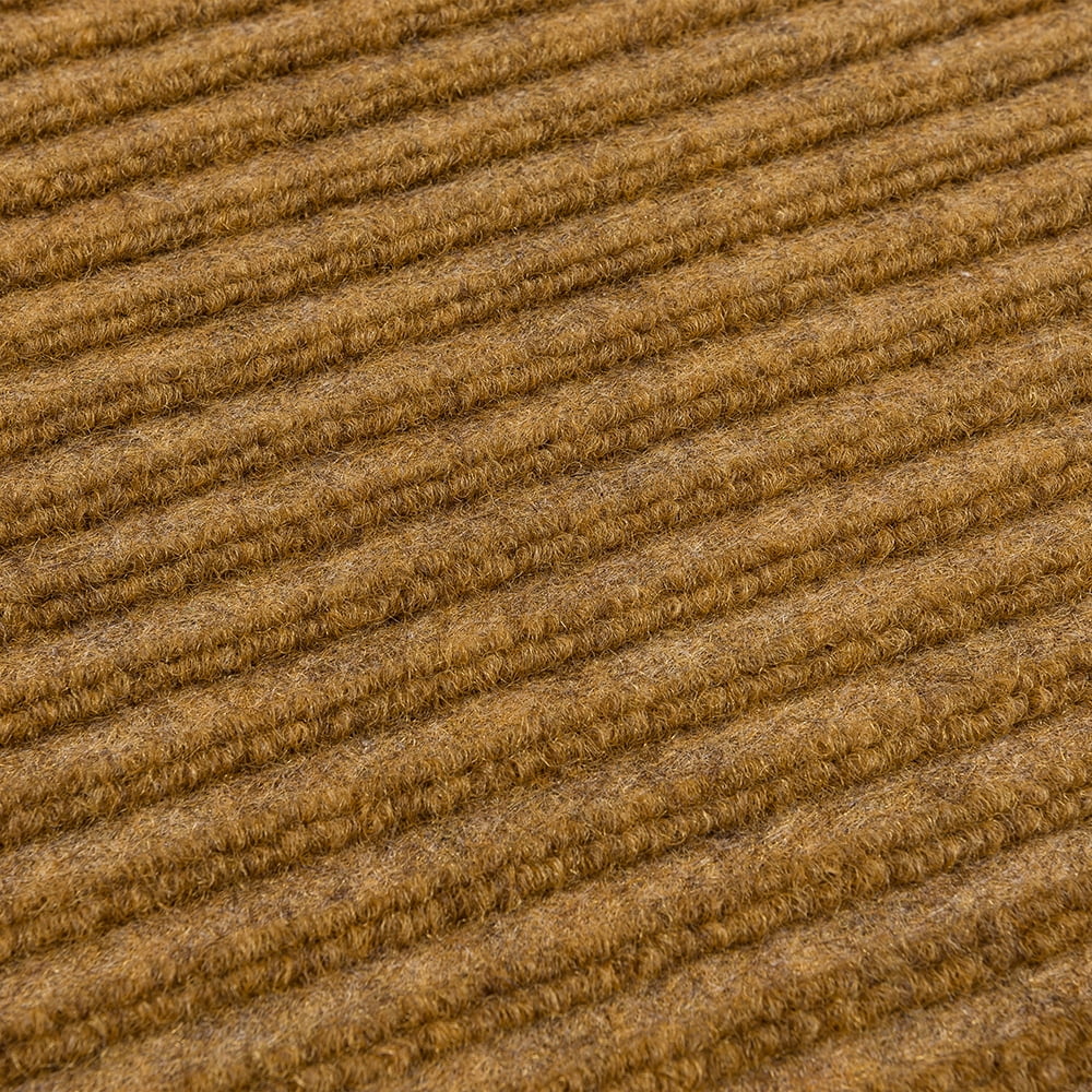 Mohawk Home All Purpose Low Pile Non-Slip Indoor/Outdoor Stain/Fade Resistant 2 Piece Ribbed Mat, Tan, 1' 6" x 2' 6"