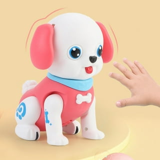 Robot Dog for Kids, DIY Stem Electronics Robotic Dog Toys with Bone Magnetic Voice Touch Control, Smart Pet Robot Toys ACT Like Real Dogs, Interactive