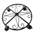 thumbnail image 5 of Support Décoratif pour Plantes avec Roues, caddy en Métal Robuste avec Roues pour Plantes en Pot Intérieures et Extérieures, Grande Capacité de Charge, 5 of 5