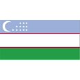 thumbnail image 1 of 5 ft. X 8 ft. Nyl-Glo Uzbekistan Flag, 1 of 1