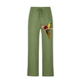 thumbnail image 6 of IROINNID Men's Sweatpants Premium No Iron Khaki Classic Fit Expandable Waist Linen Pants (Regular and Big & Tall Sizes), 6 of 7