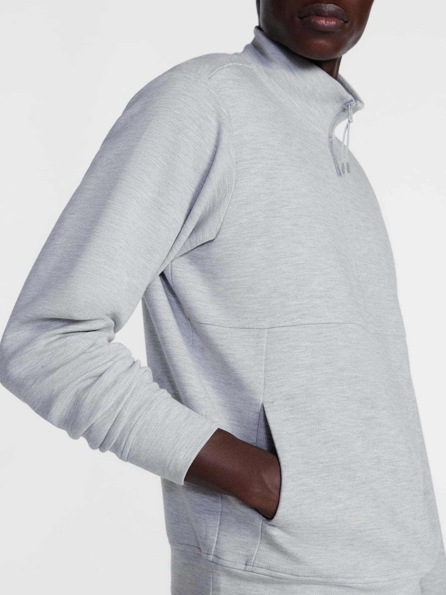 Avia Men's Twill ScubaKnit Quarter Zip Pullover Sweatshirt, Sizes XS-4XLT