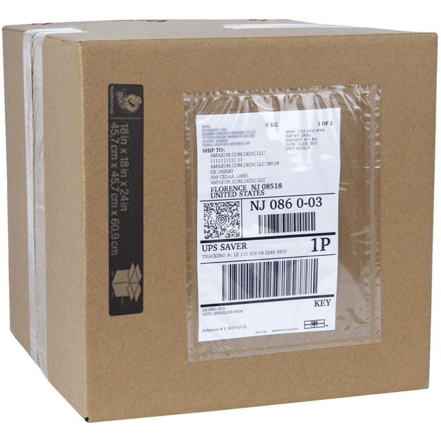 HAHDAXIA Packing List Envelopes, Clear 7.5" x 5.5" Self Adhesive Shipping Labels Envelope Pouches (200 PCS)