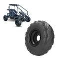 thumbnail image 4 of ATV Tubeless Tire, Black Universal 145/70-6 Wheel Steel Alloy Flexible For Go Kart UTV Quad Bike 4 Wheelers, 4 of 8