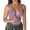 Purple, variant on Built In Bra Workout Tank,Women's Sports Bra Built-In Workout Tops Long Tank Tops With Built In Bras Sleeveless Racerback Fitted Basic Cami Shirts Black L
