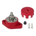 thumbnail image 2 of Bloque de distribución de energía con perno de barra colectora, fácil instalación con cubierta y tornillos Rojo M8, 2 of 8
