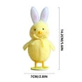 thumbnail image 3 of Qocolhg Plush Stuffed Animal Chicken Cute Yellow Pastel and Polka Dot Easter Colors Spring Inspired Gift for Girls and Boys Birthday Mother's Day, Clearance (Easter Chick), 3 of 8