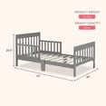 thumbnail image 2 of Dream on Me Finn Toddler Bed, Storm Grey, 2 of 6