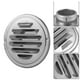 thumbnail image 2 of Matsuzay Rejilla de ventilación de acero inoxidable plateada Rejilla de aire redonda con protección contra insectos de brida 100 mm Conjuntos de muebles de dormitorio plata 80 mm Matsuzay HA024590-01, 2 of 6