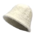 thumbnail image 3 of SikaFu New Rabbit Rabble Basin Hats Winter Thick Bucket Hat Fashion Plush Thick Fisherman Hat Fashion Winter Hat Woman, 3 of 6