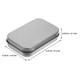 thumbnail image 2 of Metal Rectangular Silver Iron Box for 10Pcs Collectible Storage Tins, 2 of 4
