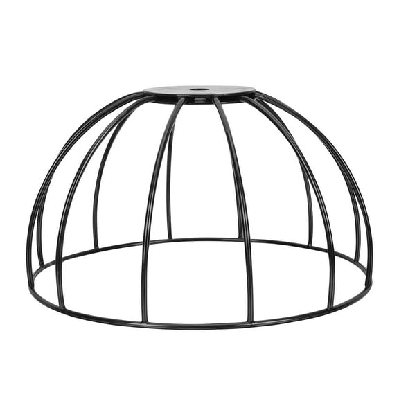 WRISTBIQUE Pendant Shades Wrought Iron Lampshade Holder Black 1Pack
