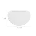 thumbnail image 6 of OUNONA White Plastic Cake Scraper for Baking, Multifunctional Icing Spatula and Frosting Smoother Tool, 6 of 6