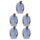 thumbnail image 2 of Sonducket Camisa de poliéster para hombre, informal, de manga corta, transpirable, con botones, cuello levantado, para oficina, camisas de Type2 NO2, 2 of 6