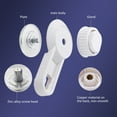 thumbnail image 2 of Dispensador de jabón de pared con manos libres y soporte para loción líquida con succión al vacío, instalación sin perforaciones, 2 of 8
