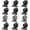 Black, variant on Grtard 12pack Fridge Magnets Refrigerator Magnets Magnetic Clips Heavy Duty Detailed List Display Paper Fasteners on Home& Office& Teaching