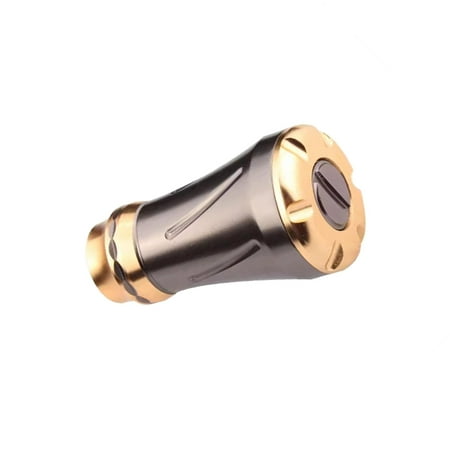 harayaa Fishing Reel Handle Knob Fishing Reel DIY Rocker Accessory Power Handle Knob Coffee color