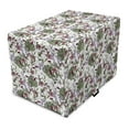 thumbnail image 1 of Botanical Dog Crate Cover, Digital Illustration of Various Flowers Blossom and Exotic Monstera Leaves, Easy to Use Pet Kennel Cover Small Dogs Puppies Kittens, 7 Sizes, Multicolor, by Ambesonne, 1 of 6