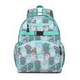 thumbnail image 1 of Night Owl Cartoon Backpack with Adorable Big Eyes Owl Pattern and Snowy Owl Print, 1 of 6