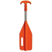Airhead 24"-72" Telescoping Boat Paddle with Hook, Orange/Silver