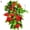 Red, variant on SPRING PARK Artificial Flower Silk Rose Leaf Garland Vine Ivy Home Wedding Garden Decor