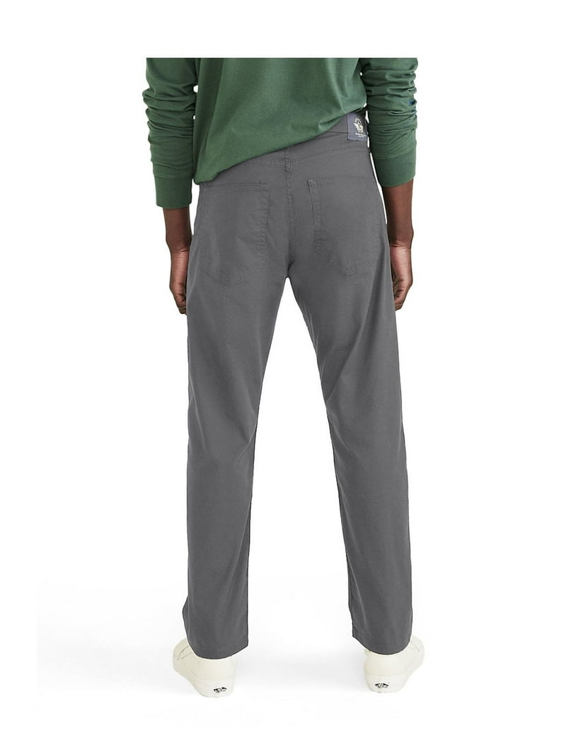 Dockers Men's 5-Pocket Straight Fit Pants with Stretch - Walmart.com