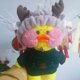 thumbnail image 2 of Cute Netred Duck LaLafanfan Cafe Duck Plush Toy Stuff Soft Kawaii Duck Doll Animal Pillow Birthday Gift for Kids Children heqiyong LED, 2 of 2