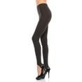 thumbnail image 4 of JJJ Women's Solid Cotton Spandex Jersey Stirrup Leggings, 4 of 4
