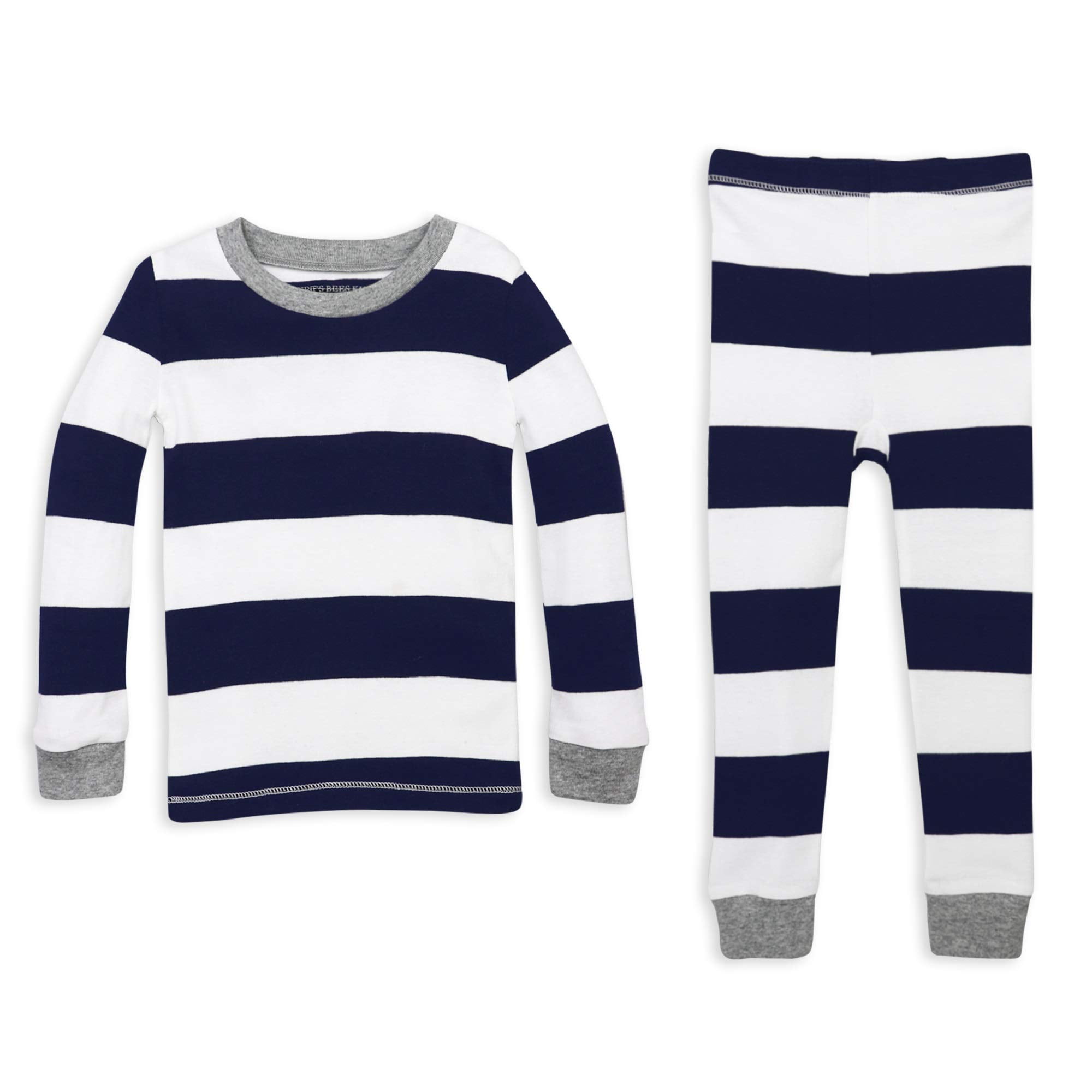 Burt's bees rugby striped pajamas womens hotsell