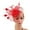 Red 1, variant on TRUBKH Feather Headpiece Fascinators for Women Tea Party Fascinators for Women Tea Hats for Women 2025 Fascinator Hats for Women Fascinators Hats for Women Women's Fascinators Army Green One Size