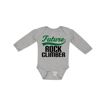 

Inktastic Future Rock Climber Boys Long Sleeve Baby Bodysuit
